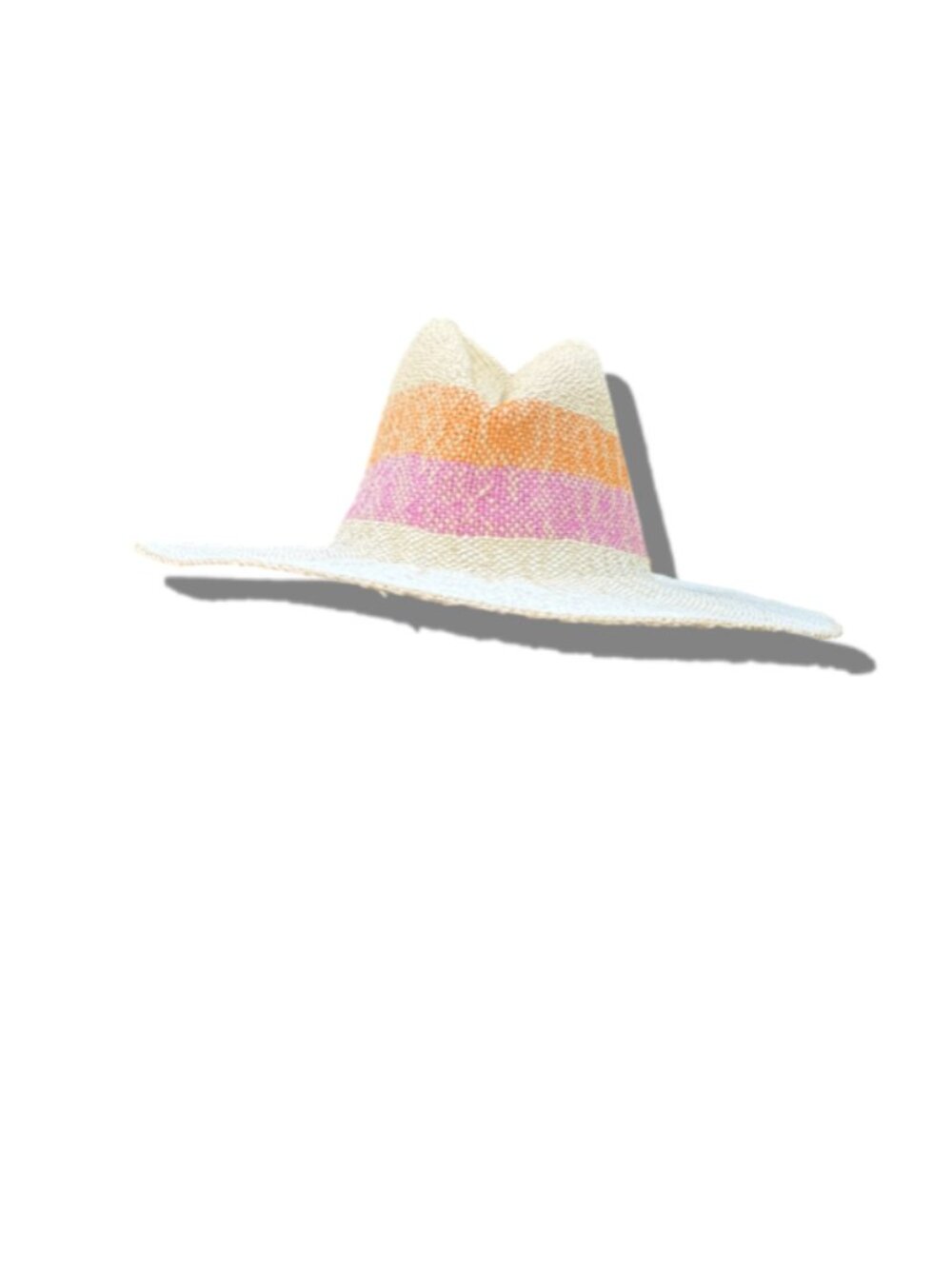 NWT Shiraleah Chicago Paper Hat Pink & Orange